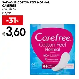 Bennet Carefree salvaslip cotton feel normal offerta