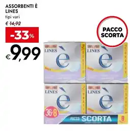 Bennet Lines assorbenti è tipi vari offerta
