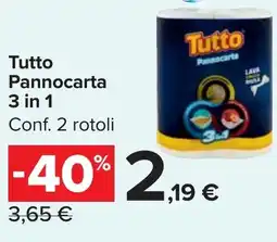 Carrefour Market Tutto Pannocarta 3 in 1 offerta
