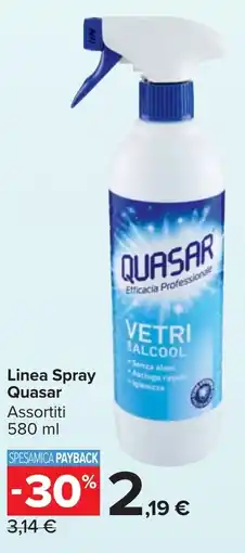 Carrefour Market Linea Spray Quasar Assortiti offerta