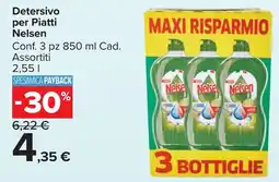 Carrefour Market Detersivo per Piatti Nelsen offerta