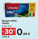 Carrefour Market Spugne Glitzi Vileda offerta