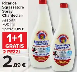 Carrefour Market Chanteclair Ricarica Sgrassatore Spray offerta