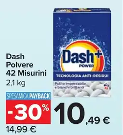 Carrefour Market Dash Polvere 42 Misurini offerta
