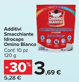 Carrefour Market Omino Bianco Additivi Smacchiante Idrocaps offerta
