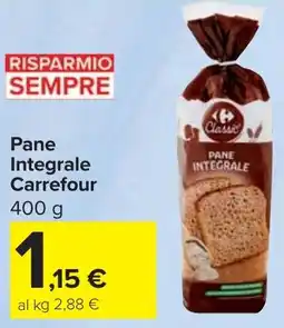Carrefour Market Carrefour Pane Integrale offerta