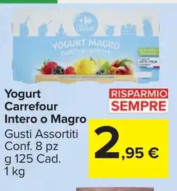 Carrefour Market Yogurt Carrefour Intero o Magro offerta
