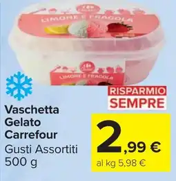 Carrefour Market Carrefour Vaschetta Gelato offerta
