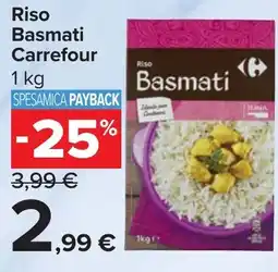 Carrefour Market Carrefour Riso basmati offerta