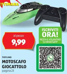 ALDI Toylino motoscafo giocattolo offerta
