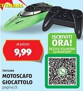 ALDI Toylino motoscafo giocattolo offerta