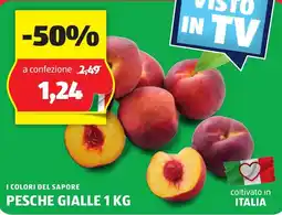 ALDI I colori del sapore pesche gialle offerta