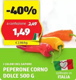 ALDI I colori del sapore peperone corno dolce offerta