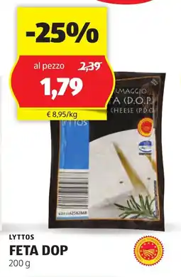 ALDI Lyttos feta DOP offerta