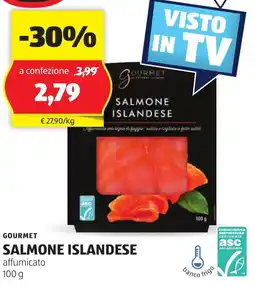 ALDI Gourmet salmone islandese offerta