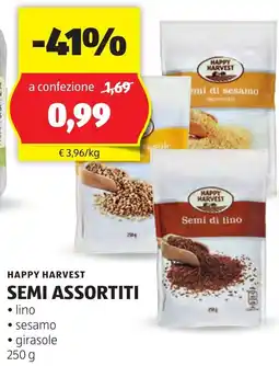 ALDI Happy harvest semi assortiti offerta