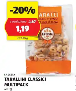 ALDI La cesta tarallini classici multipack offerta