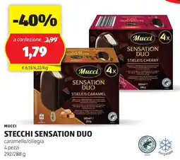 ALDI Mucci stecchi sensation duo offerta