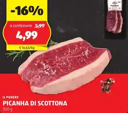 ALDI Il podere picanha di scottona offerta