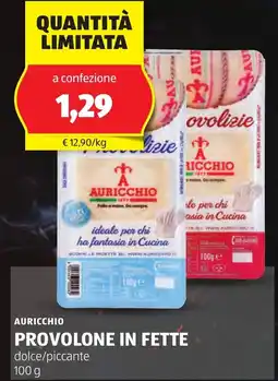 ALDI Auricchio provolone in fette offerta