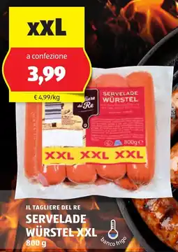 ALDI WÜRSTEL-XXL servelade würstel-XXL offerta