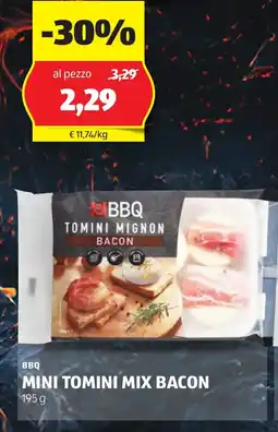 ALDI Bbq mini tomini mix bacon offerta