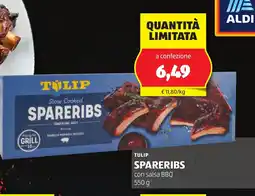 ALDI TULIP SPARERIBS con salsa BBQ offerta