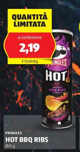 ALDI Pringles hot bbq ribs offerta