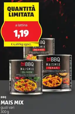 ALDI BBQ mais mix gusti vari offerta