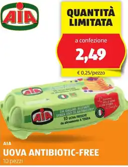ALDI AIA Uova antibiotic-free offerta