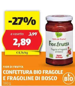 ALDI Fior di frutta confettura bio fragole e fragoline di bosco offerta