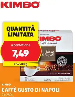 ALDI Kimbo caffè gusto di napoli offerta