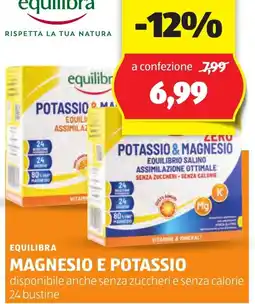 ALDI Equilibra magnesio e potassio offerta