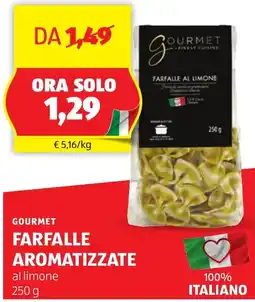 ALDI Gourmet farfalle aromatizzate offerta