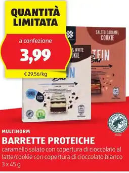 ALDI Multinorm barrette proteiche offerta