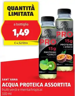 ALDI Sant'anna acqua proteica assortita offerta