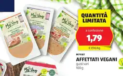 ALDI Myvay affettati vegani offerta
