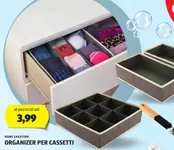 ALDI Home creation organizer per cassetti offerta