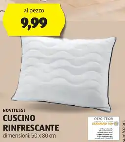 ALDI Novitesse cuscino rinfrescante offerta