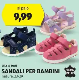 ALDI LILY & DAN Sandali per bambini offerta