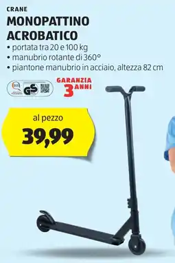 ALDI Crane monopattino acrobatico offerta