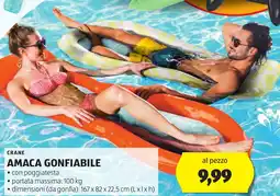 ALDI Crane amaca gonfiabile offerta