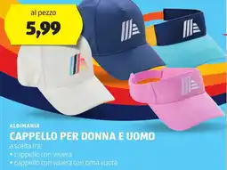 ALDI Aldimania cappello per donna e uomo offerta