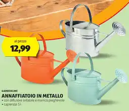 ALDI Gardenline annaffiatoio in metallo offerta