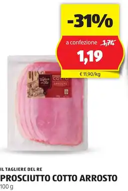 ALDI Il tagliere del re prosciutto cotto arrosto offerta