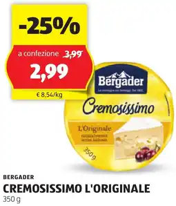 ALDI Bergader cremosissimo l'originale offerta