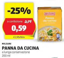 ALDI Milsani panna da cucina offerta