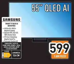 Unieuro Samsung smart tv QLED AI QE55070DA offerta