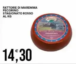 Vantaggio Cash&Carry Fattorie di maremma pecorino stagionato rosso offerta