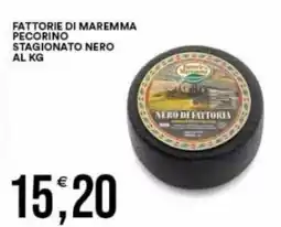 Vantaggio Cash&Carry Fattorie di maremma pecorino stagionato nero offerta